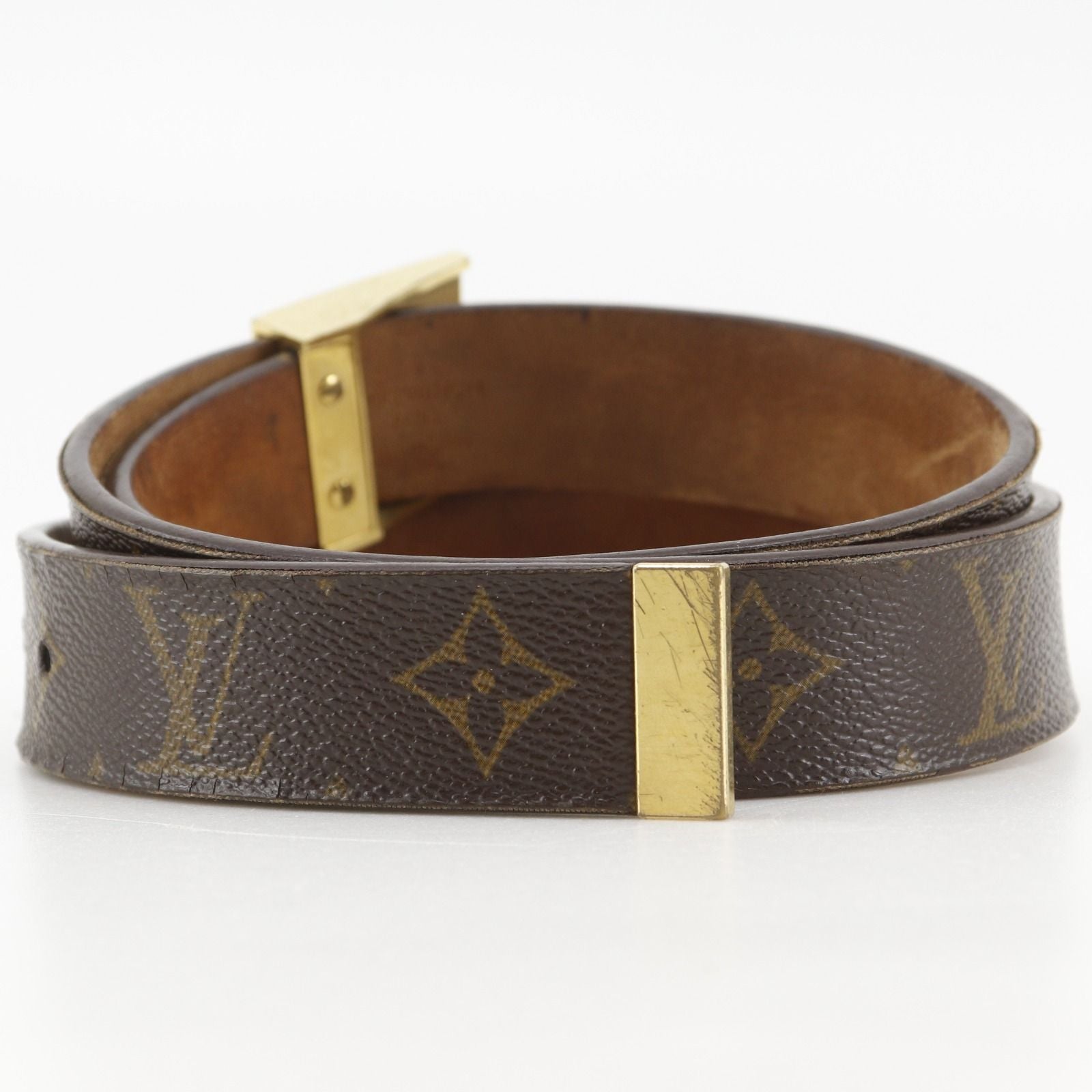 Louis Vuitton Ceinture Carre Monogram Canvas Brown Belt — view 3