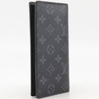 Louis Vuitton Portefeuille Brazza Monogram Eclipse Black Wallet — view 3