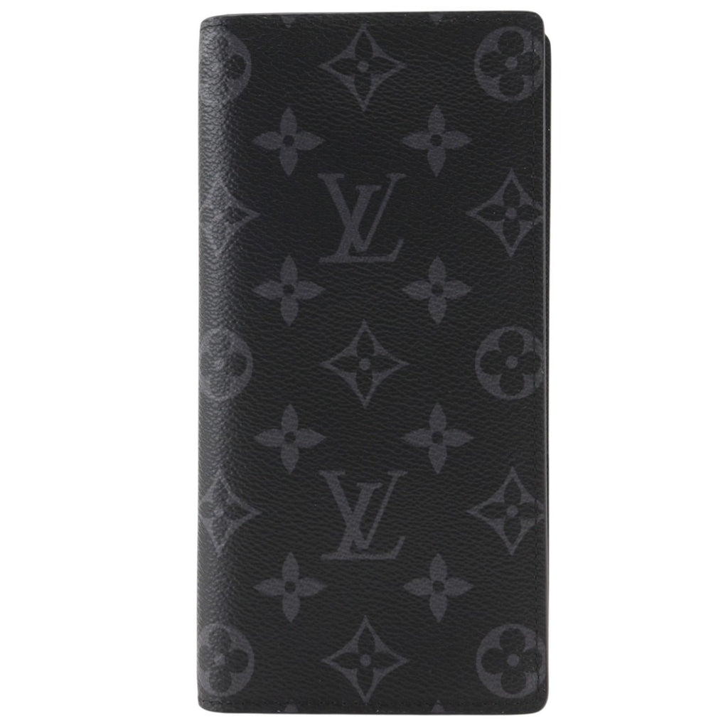 Louis Vuitton Portefeuille Brazza Monogram Eclipse Black Wallet