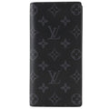 Louis Vuitton Portefeuille Brazza Monogram Eclipse Black Wallet