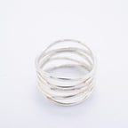 Tiffany & Co Ring Wave Row 925 Sterling Silver — view 3