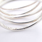 Tiffany & Co Ring Wave Row 925 Sterling Silver — view 5