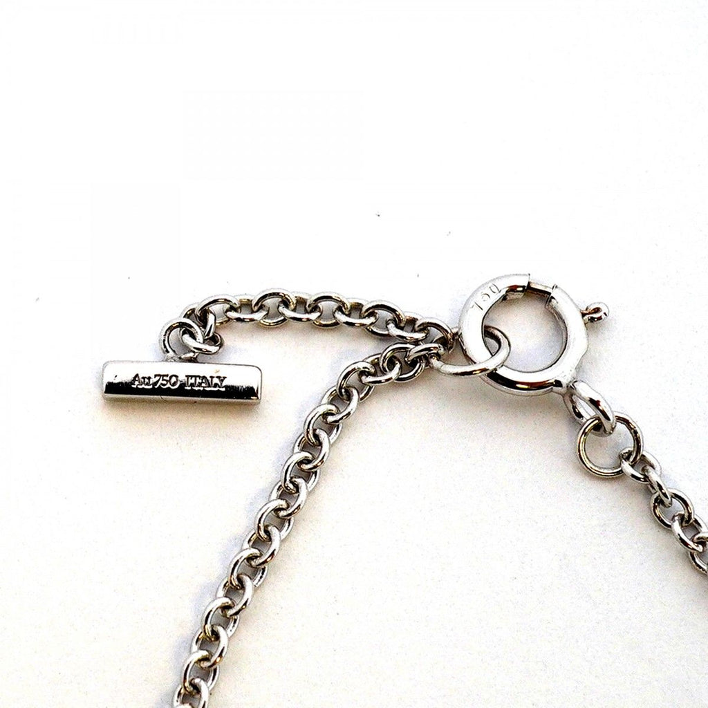 Tiffany & Co Bracelet T Smile 18k White Gold Pink Saffiano — view 4