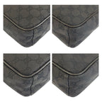 Gucci Black GG Canvas Shoulder Bag Pochette — view 4