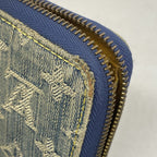 Louis Vuitton Wallet Monogram Denim Zippy Blue — view 5