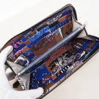 Hermes Wallet Azap Long Silk in Veau Ebene Silver — view 3