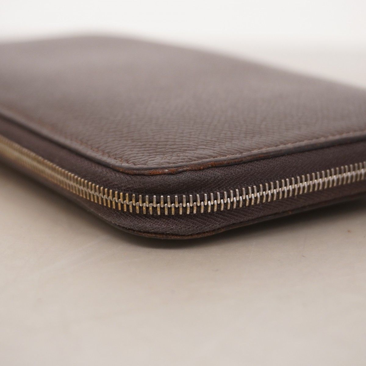 Hermes Wallet Azap Long Silk in Veau Ebene Silver — view 6