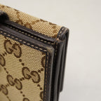 Gucci Wallet GG Canvas Beige Gold — view 7