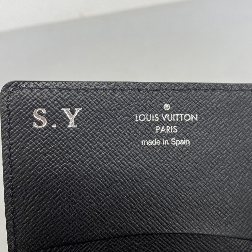 Louis Vuitton Business Card Holder Epi Envelop Noir — view 4