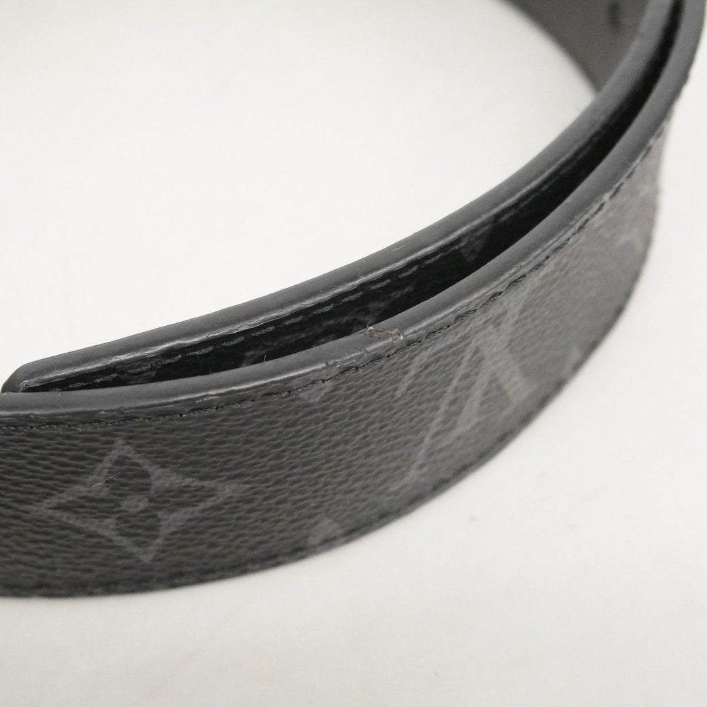 Louis Vuitton Belt Monogram Eclipse Ceinture LV Initial Black — view 3