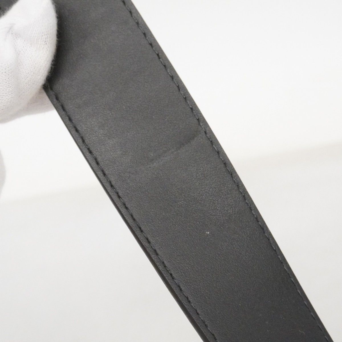 Louis Vuitton Belt Monogram Eclipse Ceinture LV Initial Black — view 6