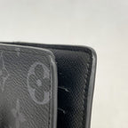 Louis Vuitton Wallet Monogram Eclipse Portefeuille Brazza Black — view 6