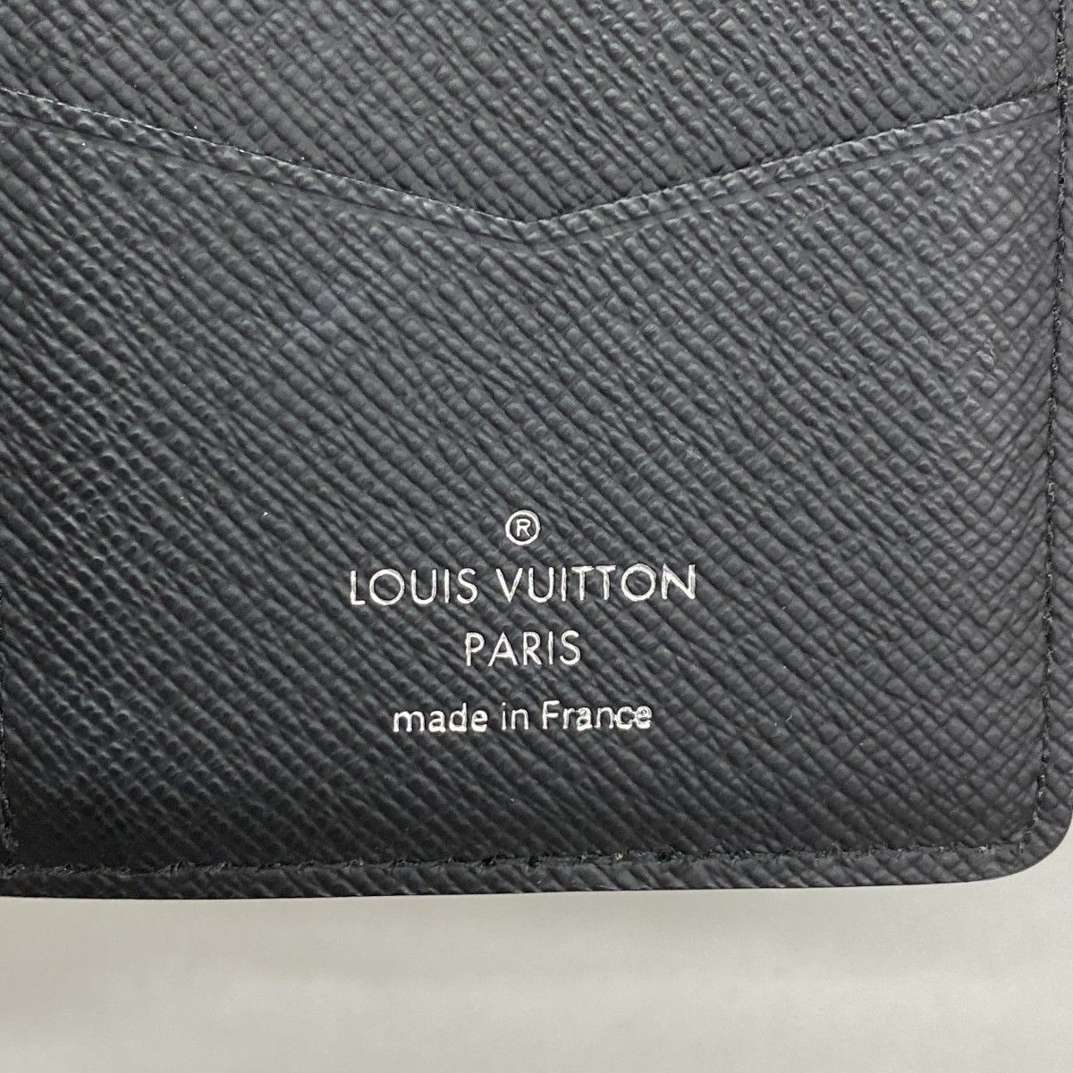 Louis Vuitton Card Case Monogram Eclipse Organizer de Poche Black — view 4