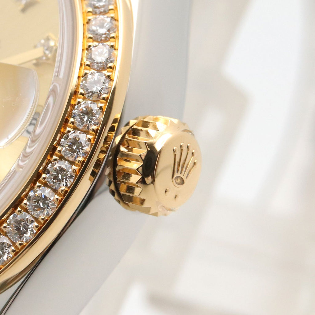 Rolex Watch Datejust IX Diamond Bezel CH 18k Stainless Steel — view 6