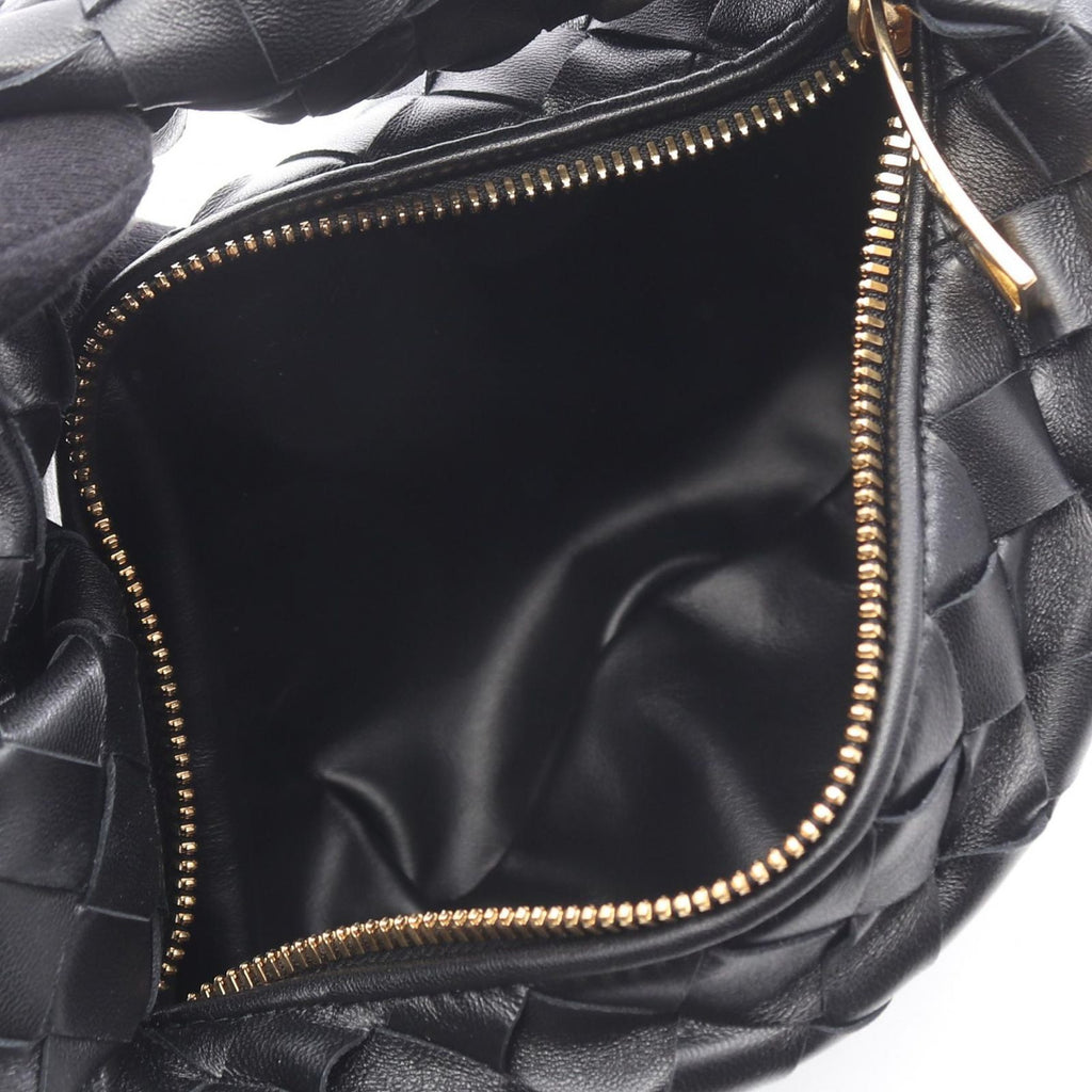 Bottega Veneta Mini Jodie Black Leather Shoulder — view 3