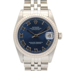 Rolex Datejust T Number BL RO 18k White Gold Stainless Steel Boys