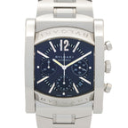 Bvlgari Watch Assioma Chrono Gray Stainless Steel