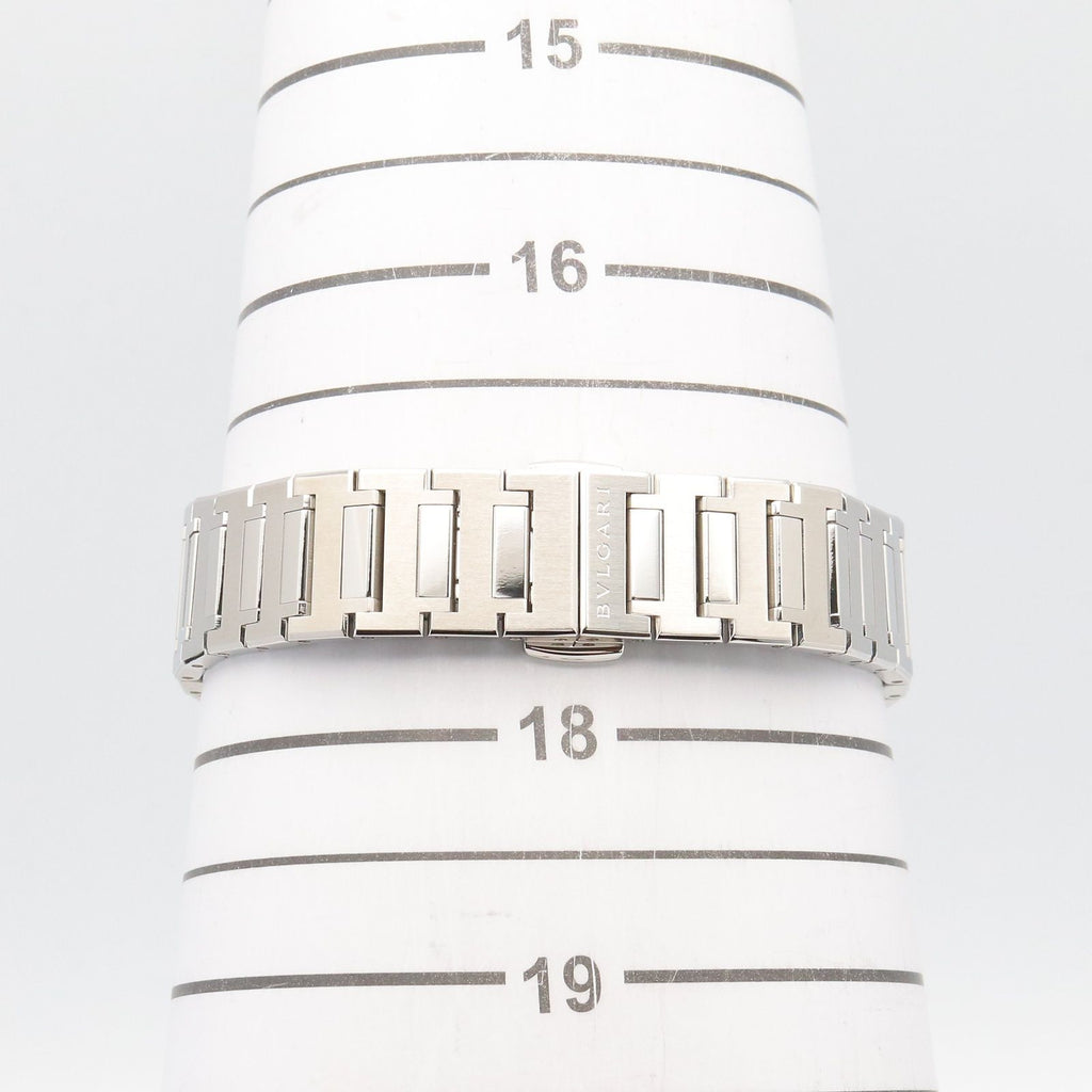 Bvlgari Watch Diamond Gray 18k Pink Gold Stainless Steel — view 7
