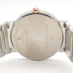 Bvlgari Watch Diamond Gray 18k Pink Gold Stainless Steel — view 5
