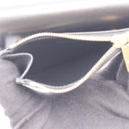 Celine Trifold Wallet Compact Triomphe Black Leather — view 4