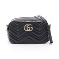 Gucci Shoulder Bag GG Marmont Small Black Leather