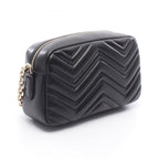 Gucci Shoulder Bag GG Marmont Small Black Leather — view 2