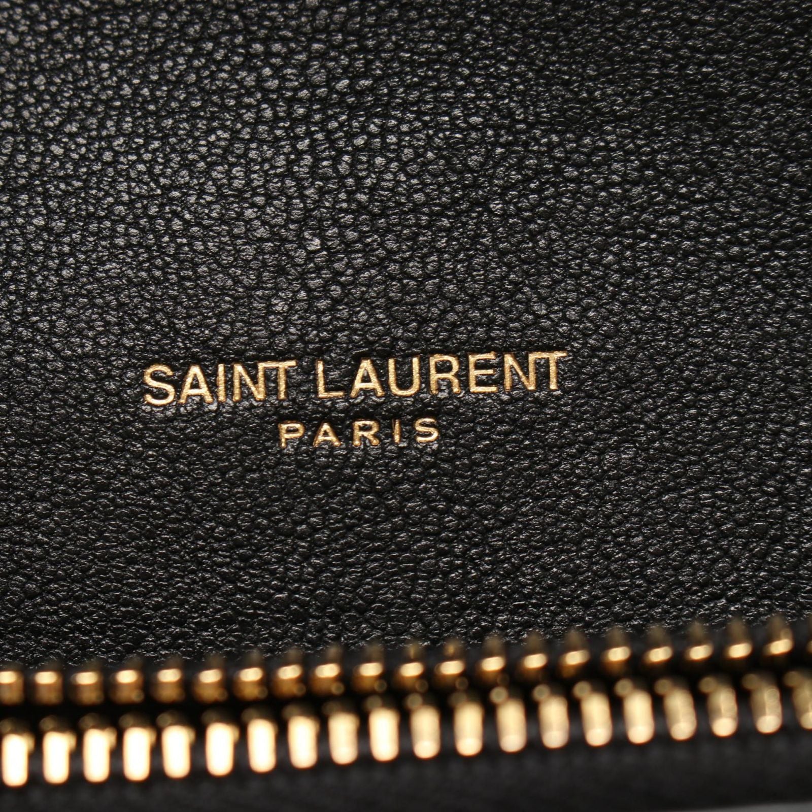 Saint Laurent Paris Handbag Carre 2-Way Black Leather — view 4