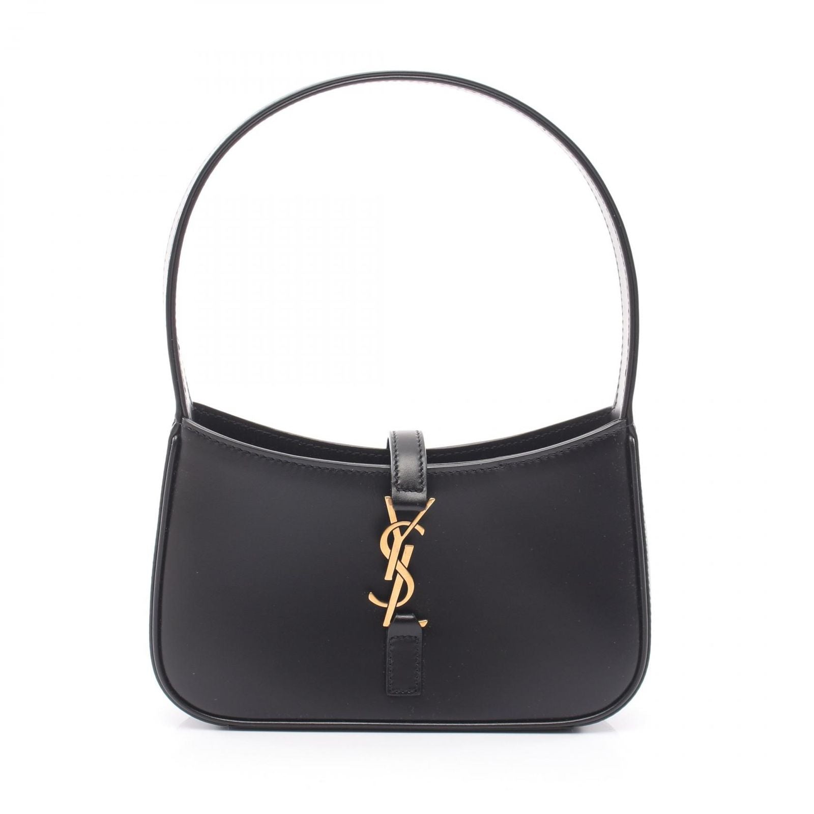 Saint Laurent Paris Handbag Mini Hobo le 5 a 7 Black Leather