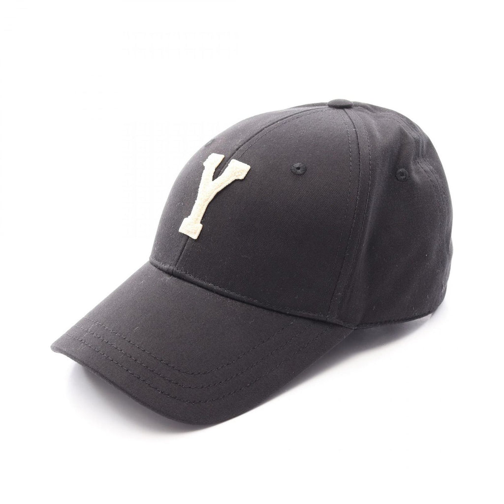 Saint Laurent Paris Cap Varsity Leather Cap