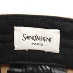 Saint Laurent Paris Cap Varsity Sand Cap — view 4
