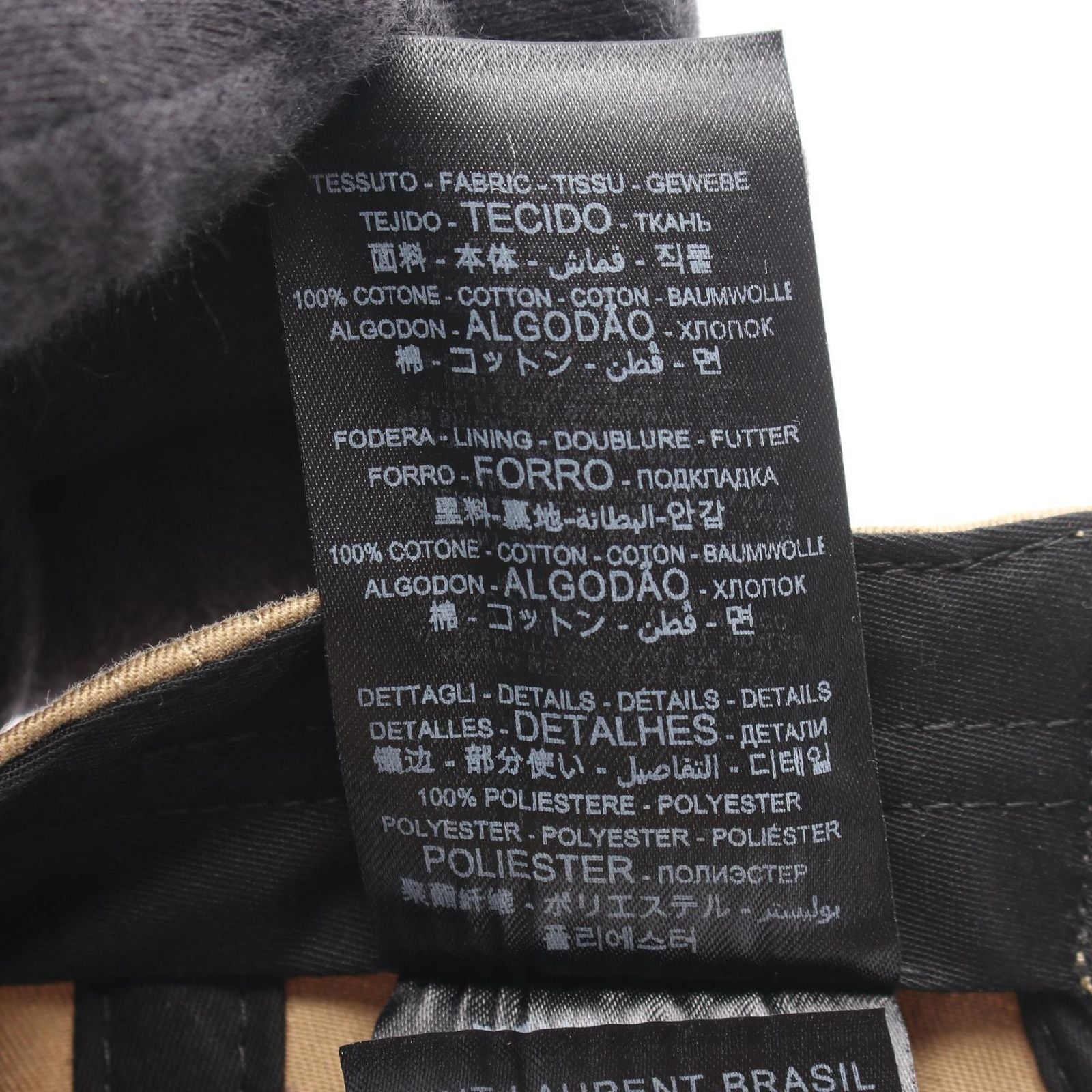 Saint Laurent Paris Cap Park City Sand Cap — view 6