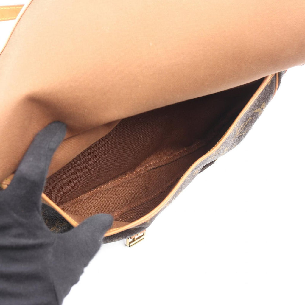 Louis Vuitton Shoulder Bag Saumur 30 Canvas Leather — view 3