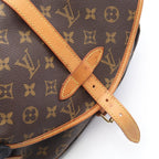Louis Vuitton Shoulder Bag Saumur 30 Canvas Leather — view 9