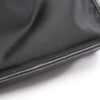 Prada Shoulder Bag Black Nylon Saffiano Leather — view 6