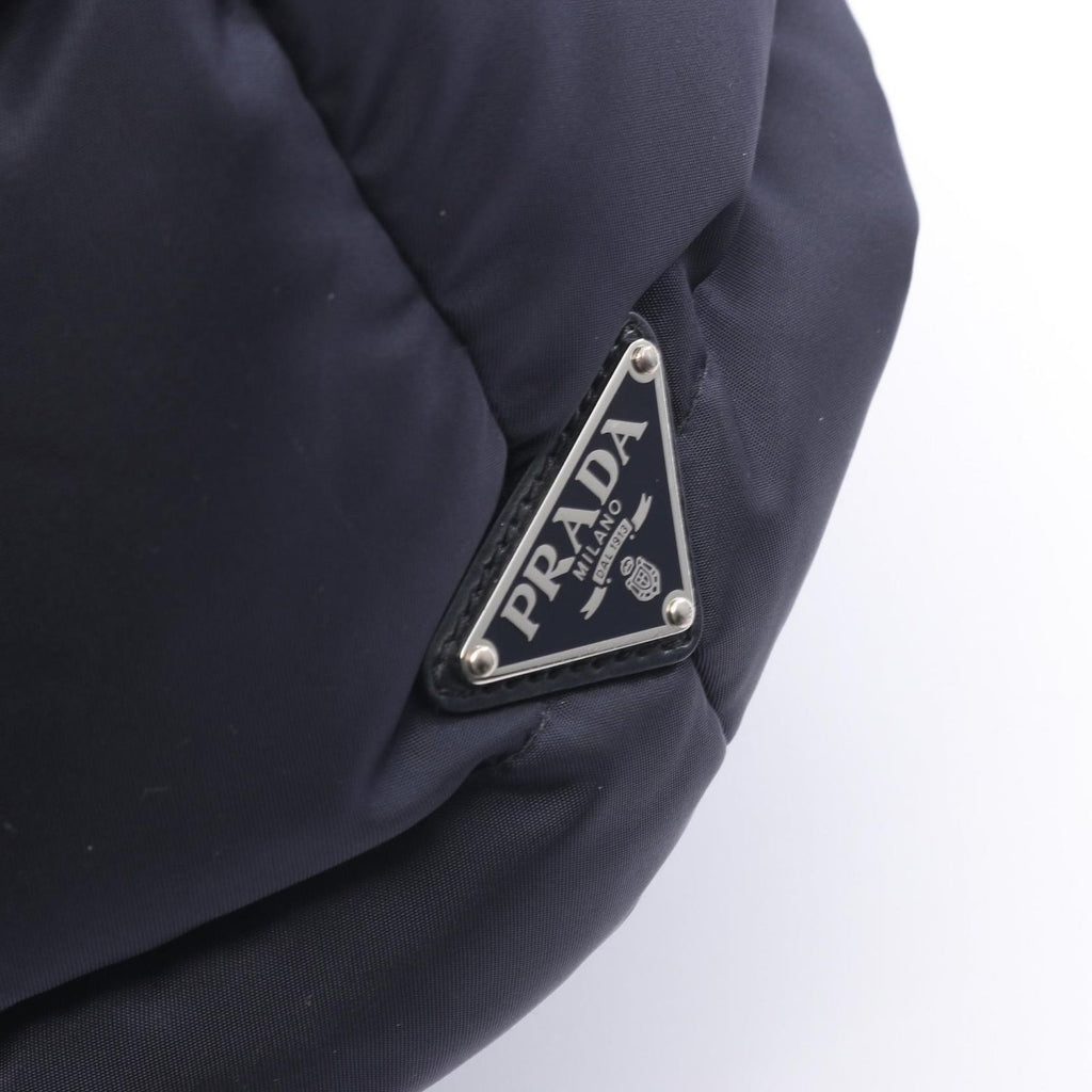 Prada Tote Re-Nylon Navy Nylon Padded — view 5
