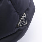 Prada Tote Re-Nylon Navy Nylon Padded — view 5