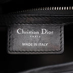 Dior Handbag Lady Dior 2-Way Black Multi Leather Tote — view 4