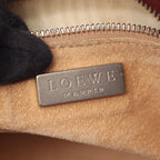 Loewe Handbag Amazona Wine Red Suede Leather — view 4