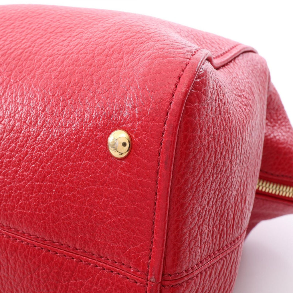 Fendi Handbag Chameleon 2-Way Red Leather — view 7