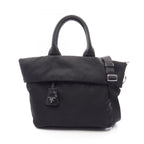 Prada Handbag Reversible 2-Way Black Nylon