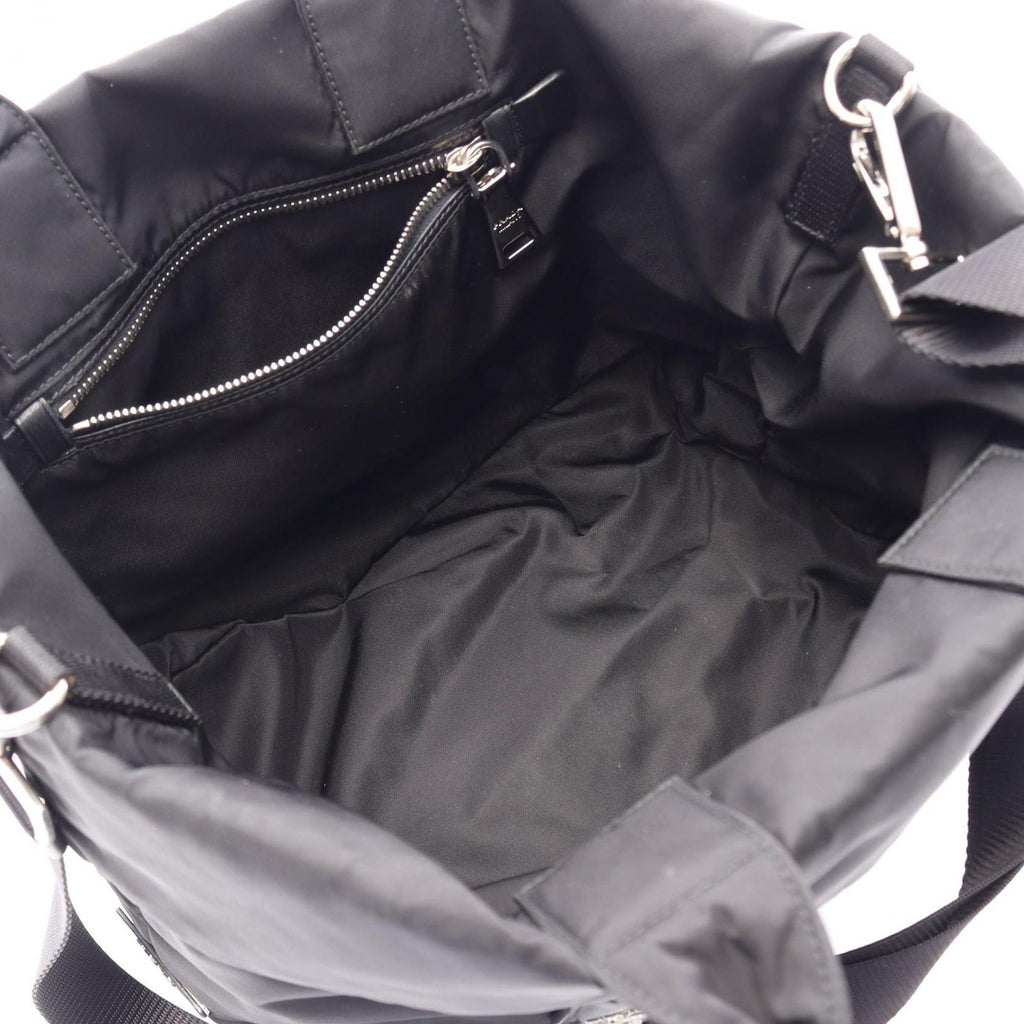 Prada Handbag Reversible 2-Way Black Nylon — view 3