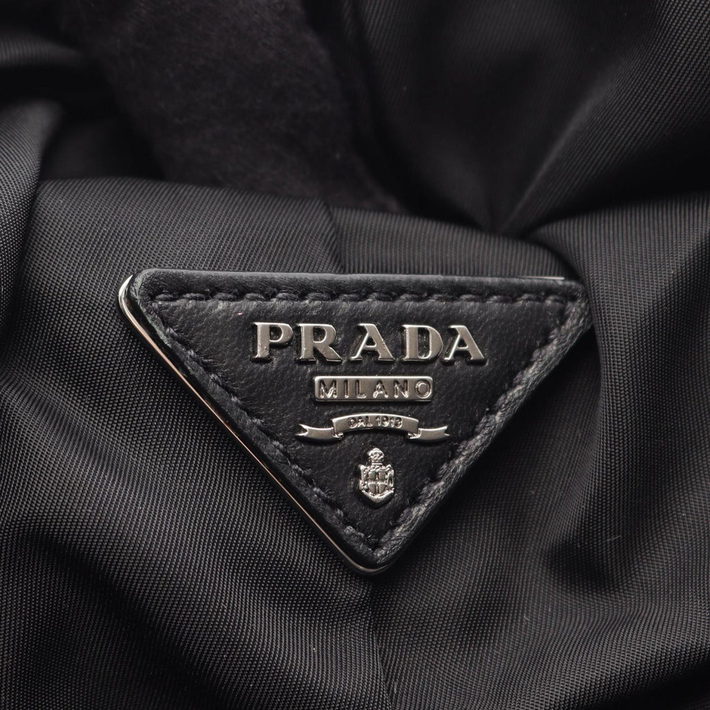 Prada Handbag Reversible 2-Way Black Nylon — view 4
