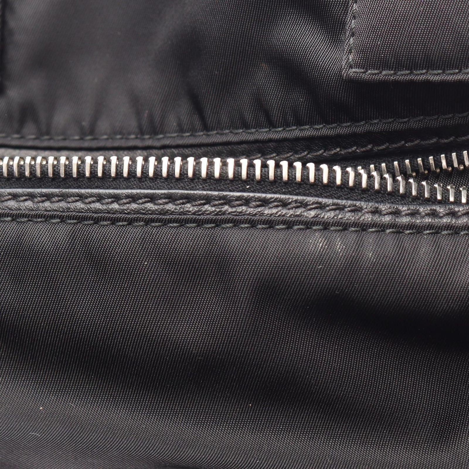 Prada Handbag Reversible 2-Way Black Nylon — view 7