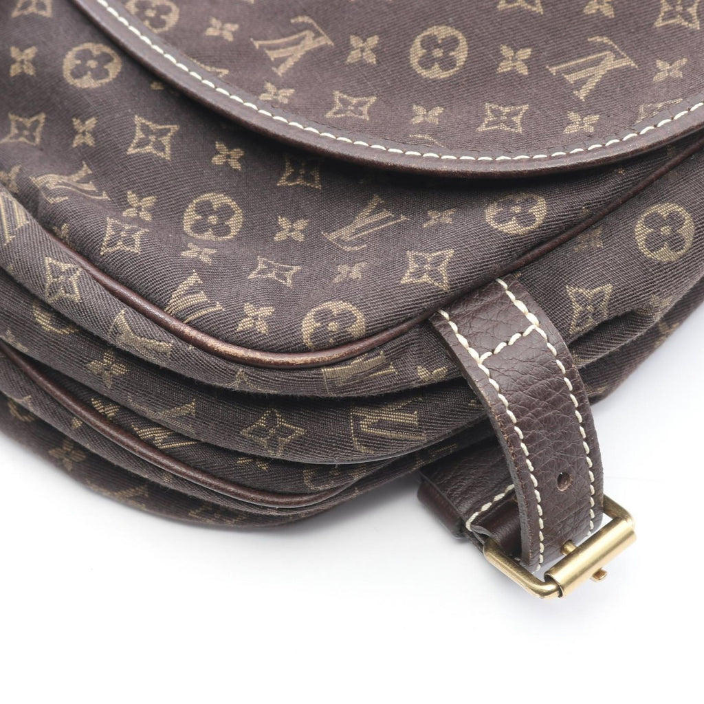 Louis Vuitton Shoulder Bag Saumur Ebene Canvas Leather 30 — view 9