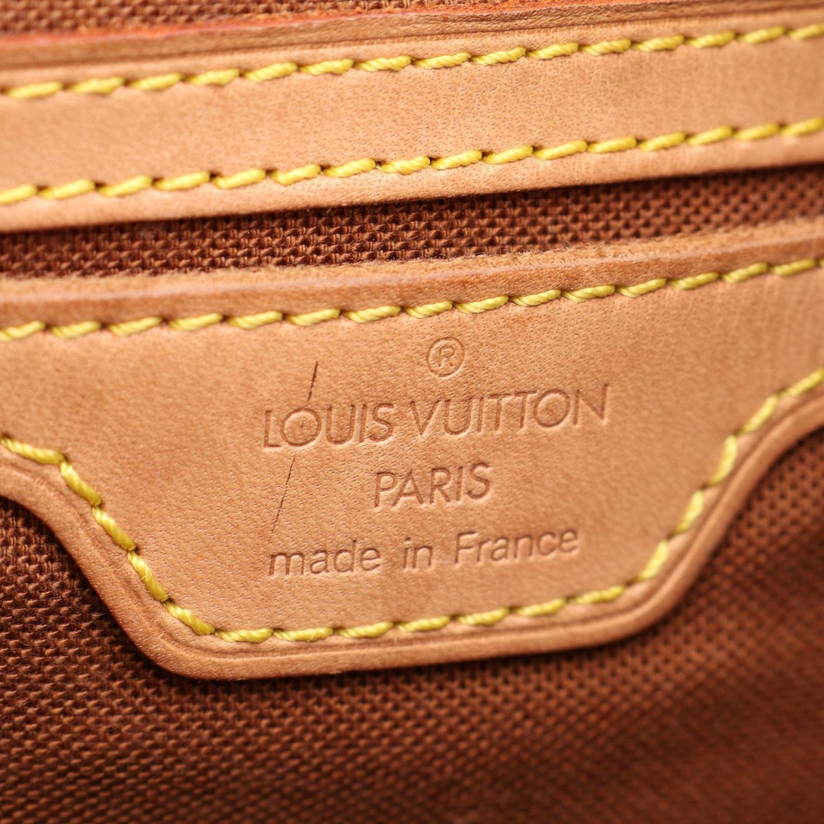 Louis Vuitton Backpack Montsouris GM Canvas Leather — view 4