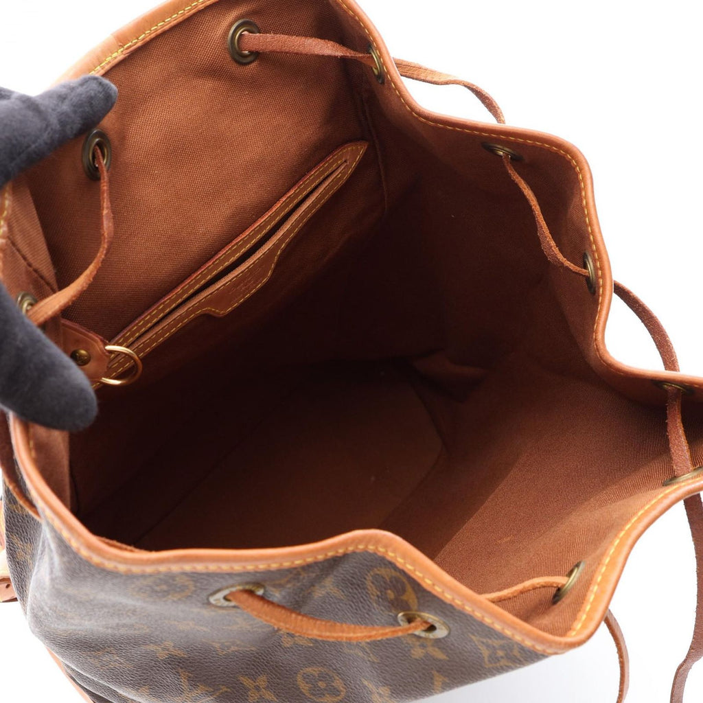 Louis Vuitton Backpack Montsouris GM Canvas Leather — view 3