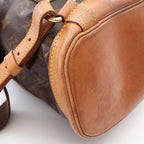 Louis Vuitton Backpack Montsouris GM Canvas Leather — view 8