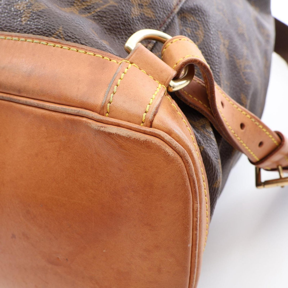 Louis Vuitton Backpack Montsouris GM Canvas Leather — view 7