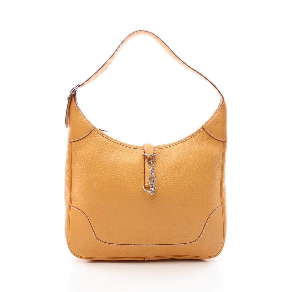 Hermes Shoulder Bag Trim 35 Saffron Leather