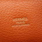 Hermes Handbag Plume 28 Orange Leather — view 4
